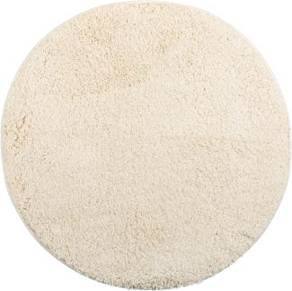 Brandsseller Badematte Ø 60 cm Badvorleger Badteppich Rund Beige