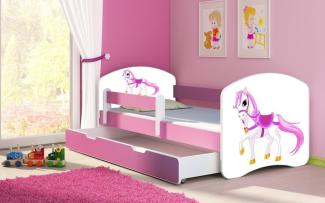 Kinderbett Dream mit verschiedenen Motiven 140x70 Pony