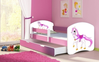 Kinderbett Dream mit verschiedenen Motiven 140x70 Pony