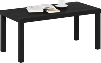 Furinno Klassisch Couchtisch, Holzwerkstoff, Schwarz, 99. 01 (W) x 44. 5 (H) x 48. 01 (D) cm