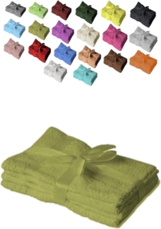 Handtuch 4er Set 50x100 cm Kiwi