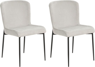 Esszimmerstuhl 2er Set ADA Hellgrau