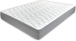 amuéblate Online - Matratze 150x180 cm, viskoelastisch, Aris mit Winter-/Sommerseite, ergonomisch, optimaler Komfort und Härte, hygienisch und atmungsaktiv, Dicke 21 cm