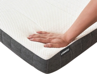 2in1 Härtegrade H2 & H3 Gel-Topper 5 cm Höhe Öko-TEX® zertifizierter Memory Foam Matratzenschoner ， Boxspringbetten gegen Rückenschmerzen abnehmbarer und waschbarer Bezug 100Nächte risikofrei testen