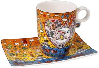 Goebel Künstlertasse James Rizzi - The Romance of the Sea, Fine Bone China, Bunt, 0. 4 L, 26102751