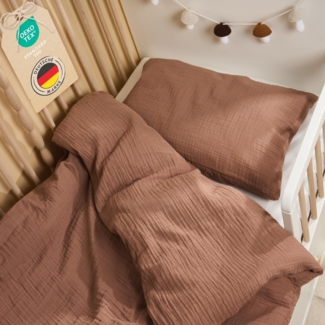 Laleni Kinderbettwäsche Kinderbettwäsche aus Baumwolle - Musselin Bettwäsche, Oeko-TEX zertifizierte Bettwäsche Sommer