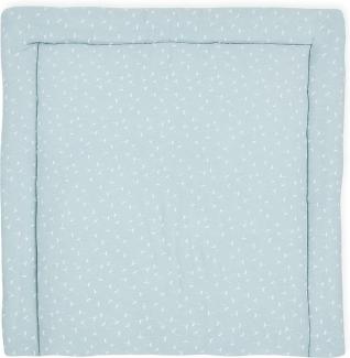 KraftKids Wickelauflage in Musselin mint Pusteblumen, Wickelunterlage 78x78 cm (BxT), Wickelkissen