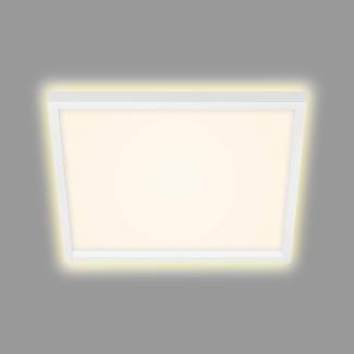 Briloner LED Panel Cadre weiß 42,2 x 42,2 cm warmweiß, Backlight-Effekt