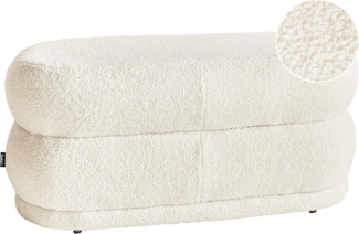 Bank ELLENDALE Cremeweiß Bouclé