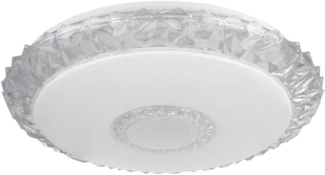 LED Deckenleuchte, Sterneneffekt, dimmbar, Fernbedienung, D 50 cm
