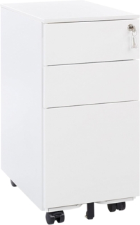 Büroschrank BOLSENA Metall Weiß