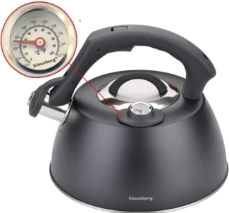Klausberg Klausberg Stahlkessel mit Thermometer 3,0l KB7371