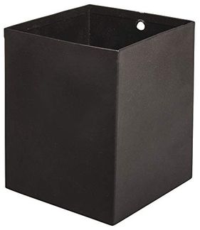 Metall Utensilo, 8x8x10cm, schwarz