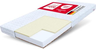 Matratze PIKOLO 180x200 H2/H4 13 cm Kokos Latex Polyurethanschaum Klimafaser Kindermatratze
