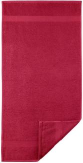 Diamant Waschhandschuh 15x21 cm dunkelrot 450g/m² 100% Baumwolle