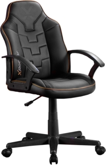 X Rocker Saturn - Gaming-Bürodrehstuhl für Kinder & Teenager - schwarz/gold