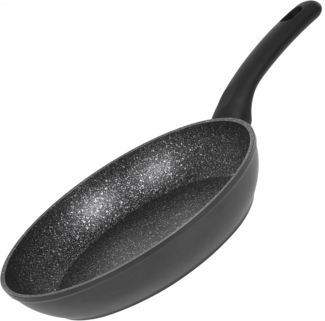 RESTO Kitchenware Bratpfanne Atik Universalpfanne langlebig durch hitzebeständige Außenbeschichtung, Aluminium (1-tlg), Komfortabler ergonomischer Soft-Touch Griff mit Hängeschlaufe