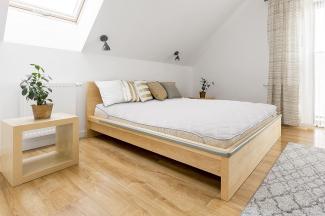 Abeil Acaristop Matratzenauflage gegen Milben, Weiß, 140x190 cm