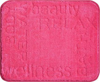 GRUND FEELING Badematte 50x60 cm Pink