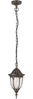 Rabalux Milano Außen Pendelleuchte 1x E27 gold antik