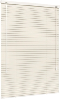 jalousiescout Jalousie LightLess Aluminium-Jalousie, 25 mm, 40 x 130 cm, beige matt, ohne Bohren, geklemmt oder verschaubt, Aluminium, vollverdunkelnd, Feuchtraumgeeignet
