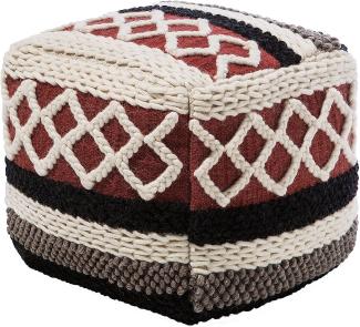 Pouf bunt 42 x 48 cm SAGAR