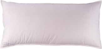 Traumschloss Daunenkissen Holstein, Füllung: 80% neue canadische Daunen & 20% Federn Außenkammer, Bezug: 100% Baumwolle, Dreikammer Kopfkissen mit stützenden Eigenschaften