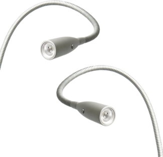 kalb Bettleuchte LED Leseleuchte Aufbauleuchte Nachttischlampe Bettlampe Leselampe, 2er Set, warmweiß