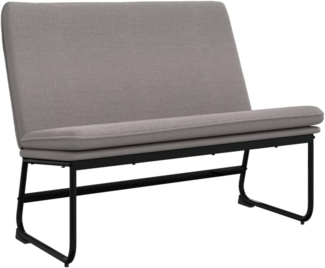 vidaXL Sitzbank Taupe 100x75x76 cm Stoff 351326