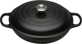 Le Creuset Signature Gourmet-Profitopf 30 cm, Schwarz/Schwarz