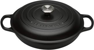 Le Creuset Signature Gourmet-Profitopf 30 cm, Schwarz/Schwarz