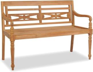 vidaXL Batavia-Sitzbank 120 cm Teak 43052