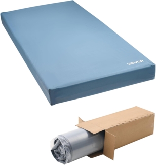 VEVOR Pflegematratze, 158 kg Tragkraft, medizinische Schaumstoffmatratze, wasserdicht, für die Behandlung von Dekubitus in Pflegeheimen & der häuslichen Pflege, 2030 x 914 x 153 mm