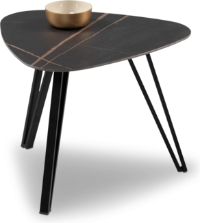 Couchtisch Lisa 1 / LIV 1 , Anthrazit, Schwarz , 45 x 35 x 45 cm