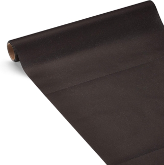 Le Nappage - 3-in-1 Airlaid Tischläufer in Schwarz - Recycelbar und biologisch abbaubar - FSC-Zertifiziert - Schwarzer Papier Tischläufer - Größe 0,40x4,80 Meter