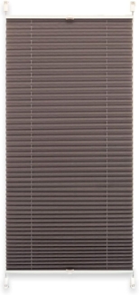 Plissee 70 x 140 cm silber-grau