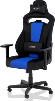 NITRO CONCEPTS E250 Gaming Stuhl - Bürostuhl Ergonomisch- Schreibtischstuhl - Zocker Stuhl - Gaming Sessel - Drehstuhl mit R