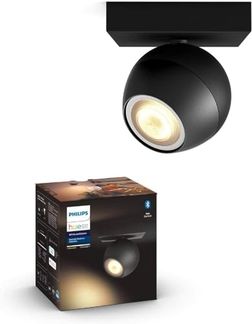 Philips Hue White Ambiance Buckram Spot BT schwarz