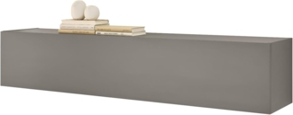 Hängeschrank Piano in grau 150 cm