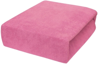 Baby Comfort Frottee Spannbettlaken für 90x50 cm Nachttisch Kinderbettmatratze (Rosa)