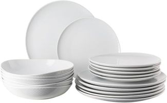 Rosenthal Set 18-tlg. mit Tellern Junto Weiss 10540-800001-28647