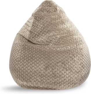 Sitzsack 80x130cm Taupe