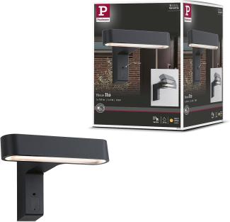 Paulmann 94548 LED Außenwandleuchte Ito horizontal Sensor IP44 3000K