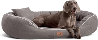 MARLON SOFT Orthopädisches Hundebett - 100x85cm, 06 Grau