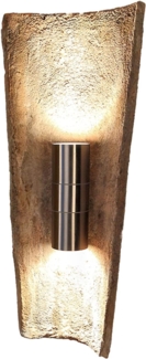 Home4Living Wandleuchte Außenwandleuchte Dachziegel Wandleuchte Up & Down IP44, ohne Leuchtmittel, Dekorativ