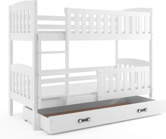Interbeds 'QUBA' Etagenbett weiß 90x200 cm