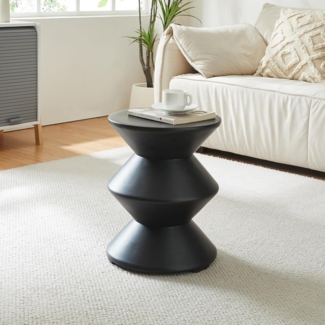 Beistelltisch Kyppeslo 47xØ37 cm Schwarz [en. casa]