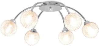 vidaXL Deckenleuchte mit 6 LED-Glühlampen G9 240 W 50491
