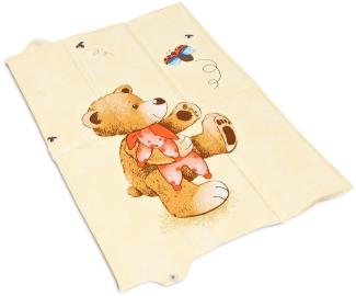 Reise-Wickelauflage von United-Kids 60 x 40 cm OEKO-TEX® Standard 100 abwaschbar Bär gelb