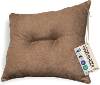sunnypillow Stuhlkissen Gartenkissen für Gartenmöbel Rattanmöbel, Outdoor / Indoor